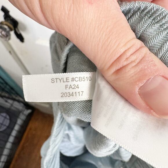 J. Crew Men’s Cotton Drawstring Pajama Pants Size Large Pull On Style Boxer Look - Picture 11 of 12